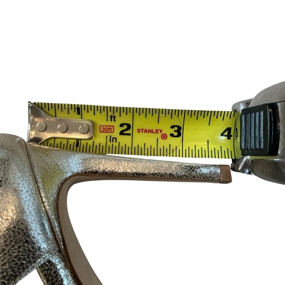 Jimmy Choo Azia silver metallic leather pumps size 41 - Picture 10 of 11